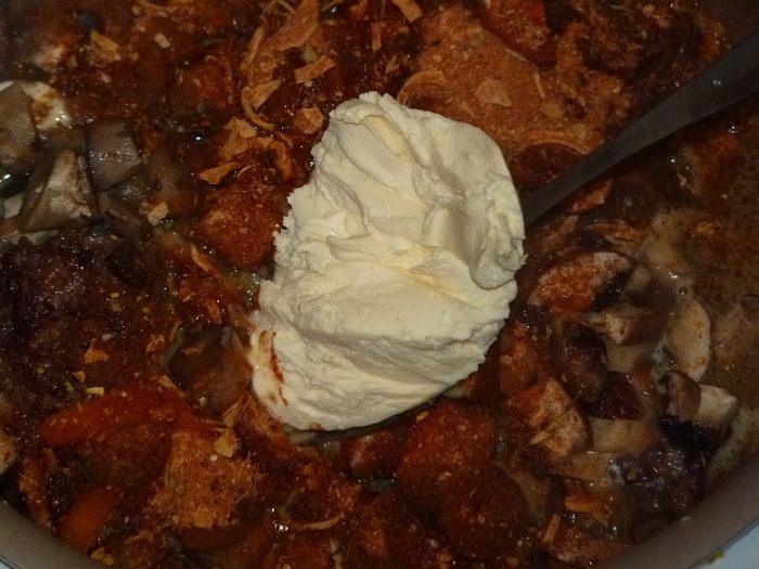 Ребрышки с овощами