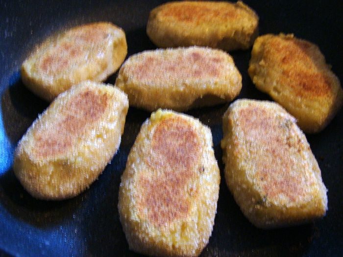 Пряные картофельно-чечевичные биточки