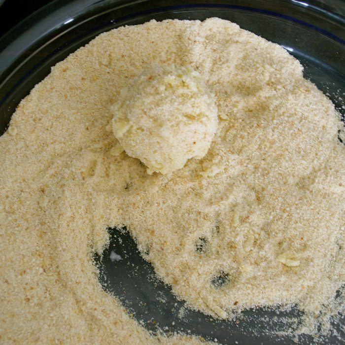 Колобки из спагетти (arancini di spaghetti)