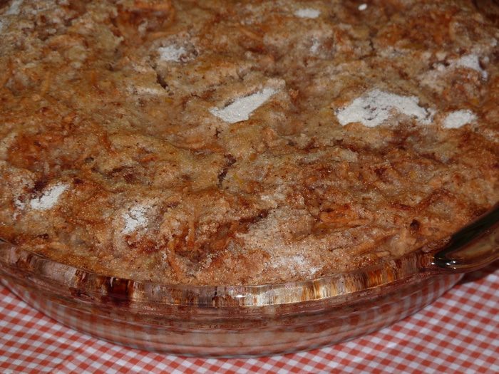 Болгарский пирог с творогом и яблоками