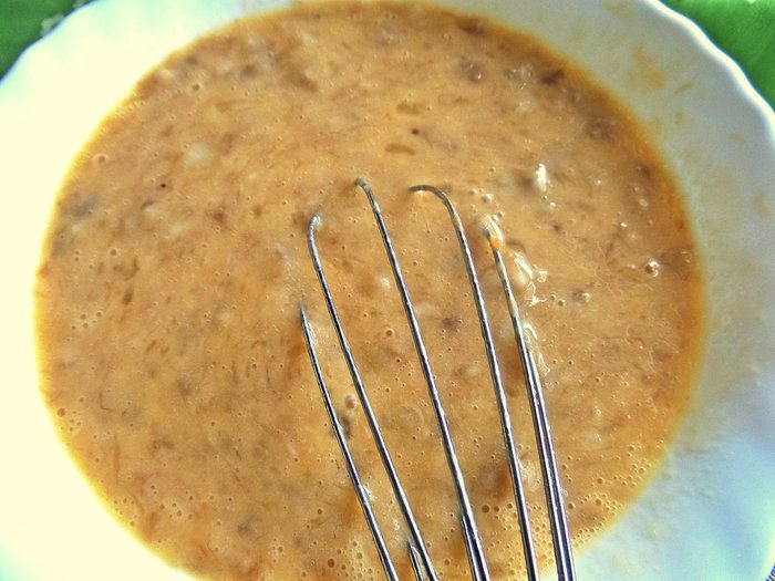 Оладьи из двух продуктов