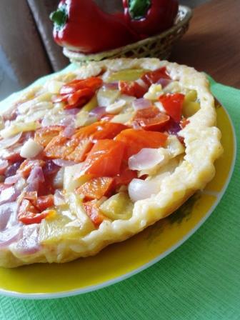 Тарт Татен с овощами 
