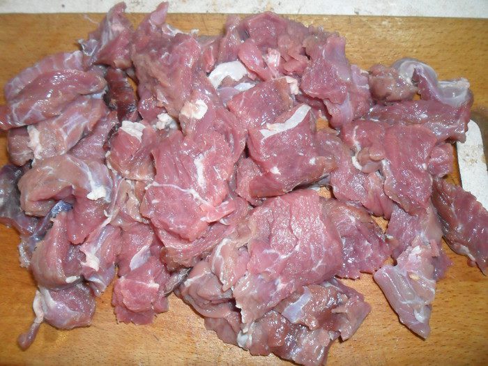 Мясо с овощами