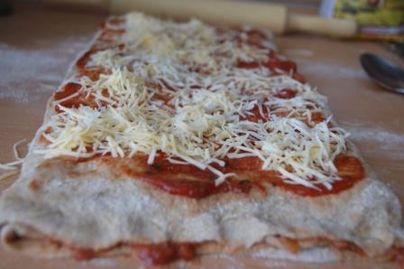 Итальянский пирог с томатами и сыром