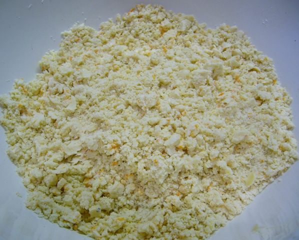 Постная галета с яблоками и апельсином