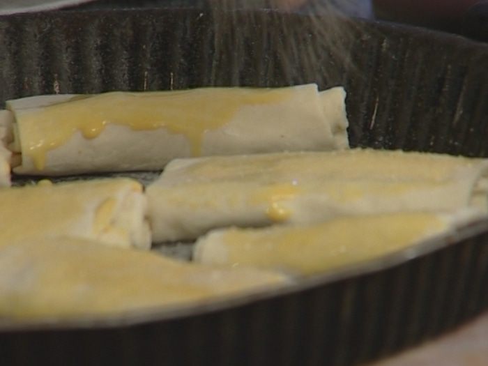 Булочки с шоколадом
