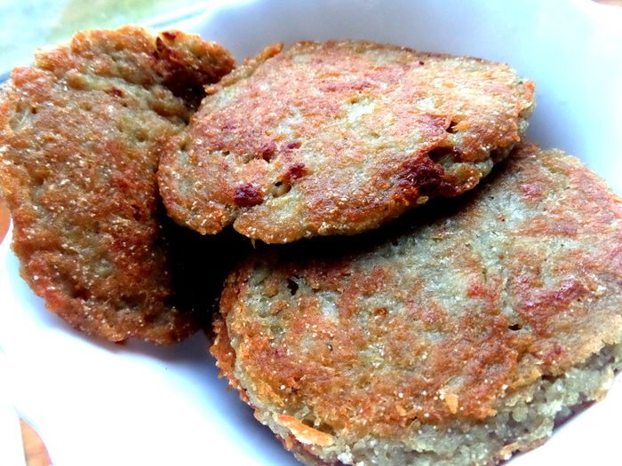 Драники с мясной начинкой