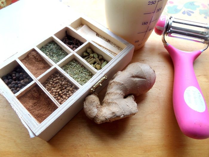 Согревающее молоко с пряностями