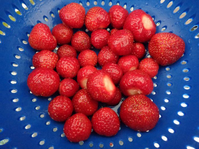 Клубнично-ванильный конфитюр с кремом из маршмеллоу