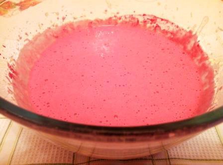 Розовые блинчики с грейпфрутом