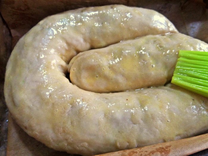 Сырный пирог-рулет