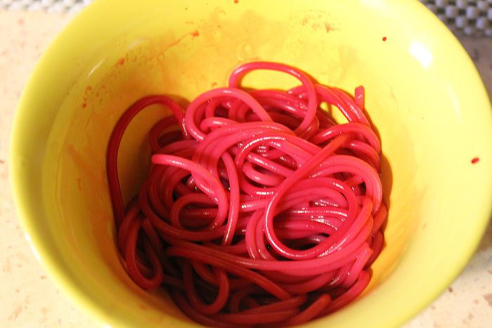 Праздничные спагетти с фрикадельками