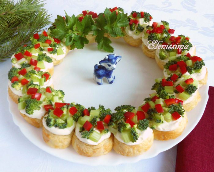 Закуска &amp;quot;Рождественский венок&amp;quot;