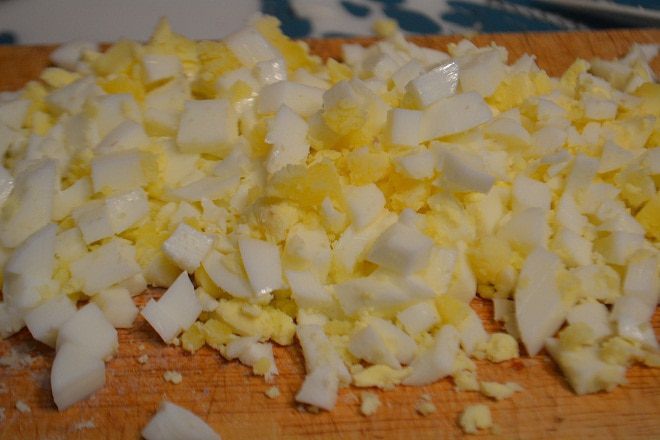 Салат &amp;quot;праздничный&amp;quot; с языком и горошком
