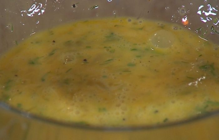 Испанский омлет с копченым лососем 