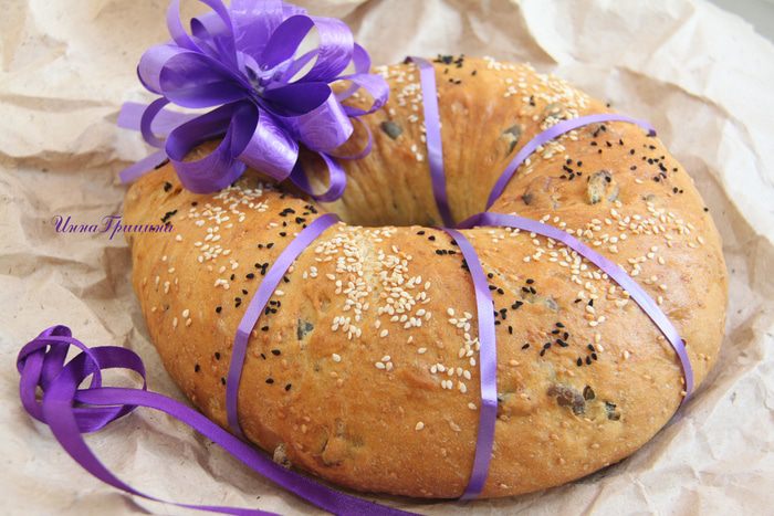 Хлеб &amp;quot;Тыквенное кольцо&amp;quot;