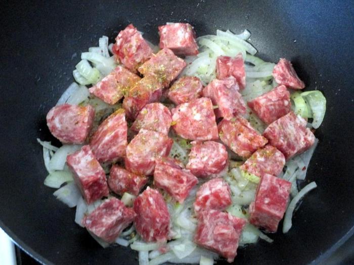 Поджарка из фарша &amp;quot;Уже готово?!&amp;quot;