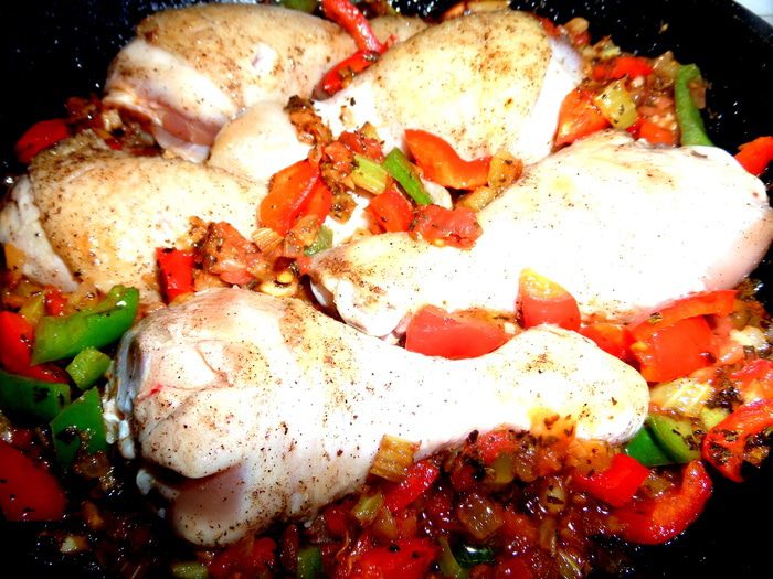 Куриные ножки по-средиземноморски