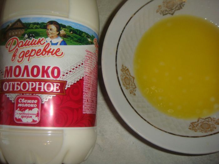 Блины гречневые с творожным соусом