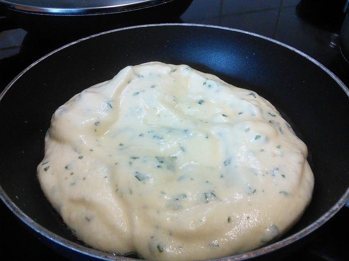 Омлет-суфле а ля кордон блю (Omelet à la Cordon bleu) 
