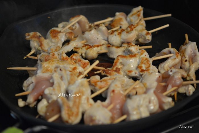 Куриные шашлычки Satay 