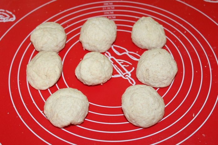 Лепешки с ц/з мукой, брынзой и моцареллой