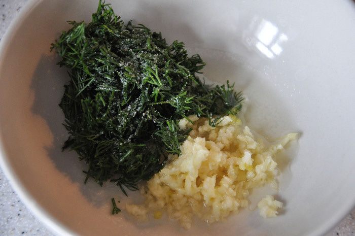 Пампушки с чесноком и укропчиком