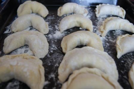 Вареники с форелью и рикоттой