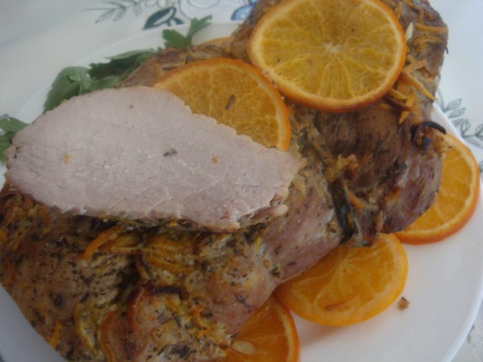 Буженина с апельсинами