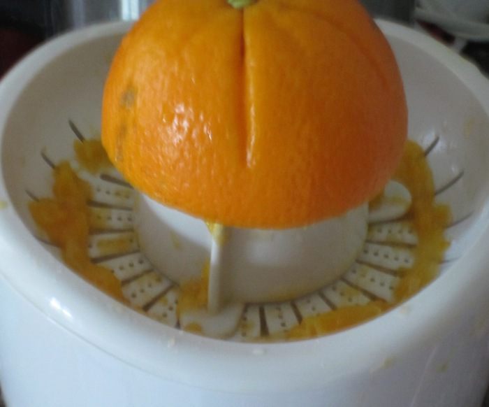 Кекс с апельсиновыми цукатами на рисовой муке