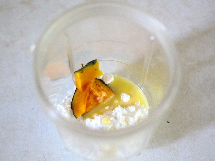 Тыквенный кекс с красной фасолью