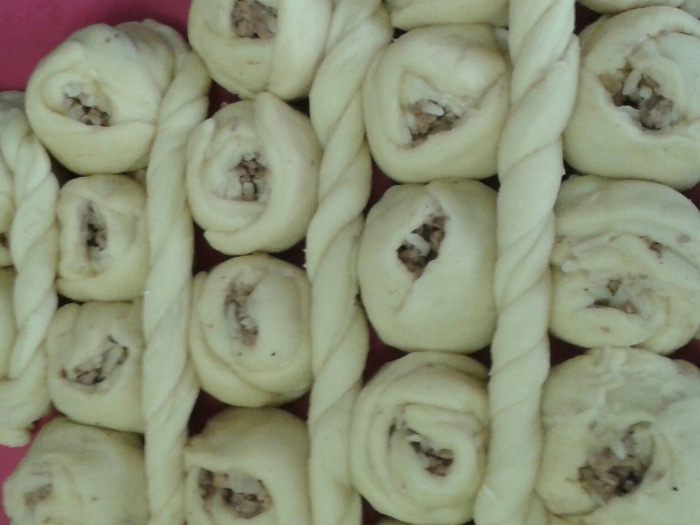 Пирог с мясом и рисом