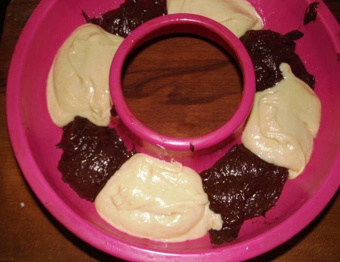 Мраморный кекс 