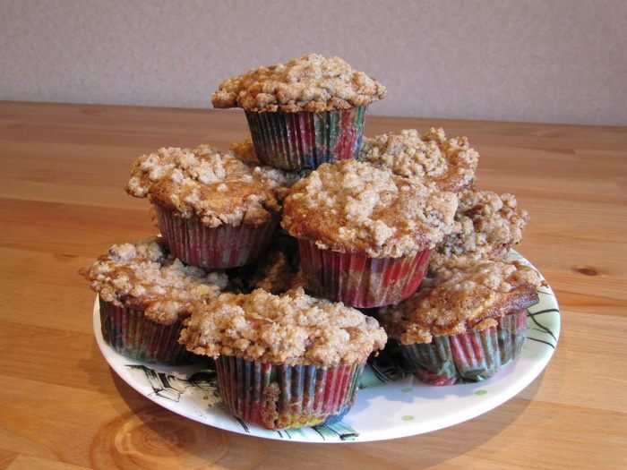 Яблочные маффины с корицей и штрейзелем