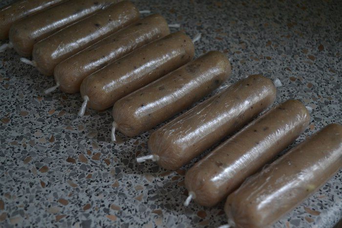Сосиски куриные (домашние)