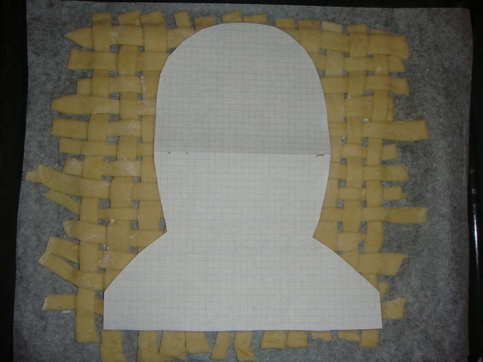 «Лапти» из дрожжевого теста с банановой начинкой