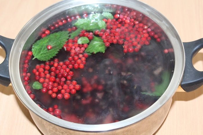 Домашний квас на смородине