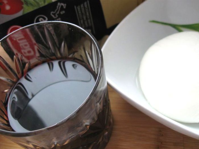 Лазанья с рагу болоньезе (ragù alla bolognese), грибами и моцареллой