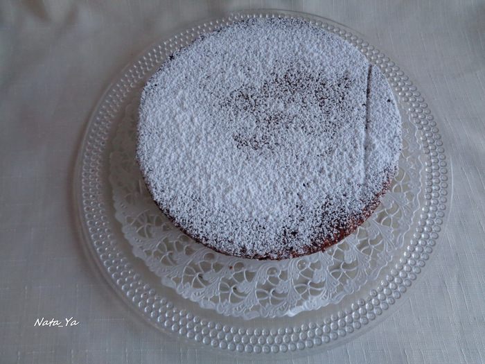 Мандариновый пирог с миндалем