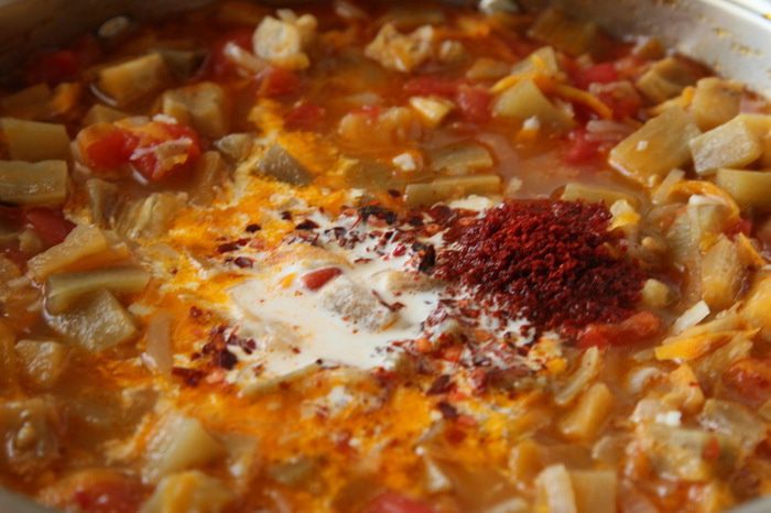 Суп-пюре из баклажанов