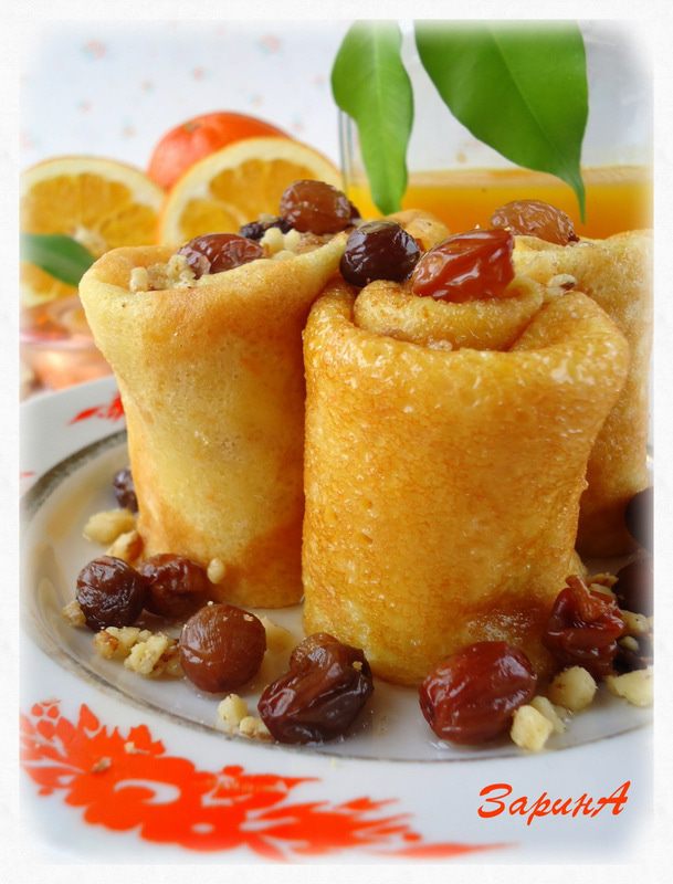 Тыквенные блины с апельсиновой цедрой