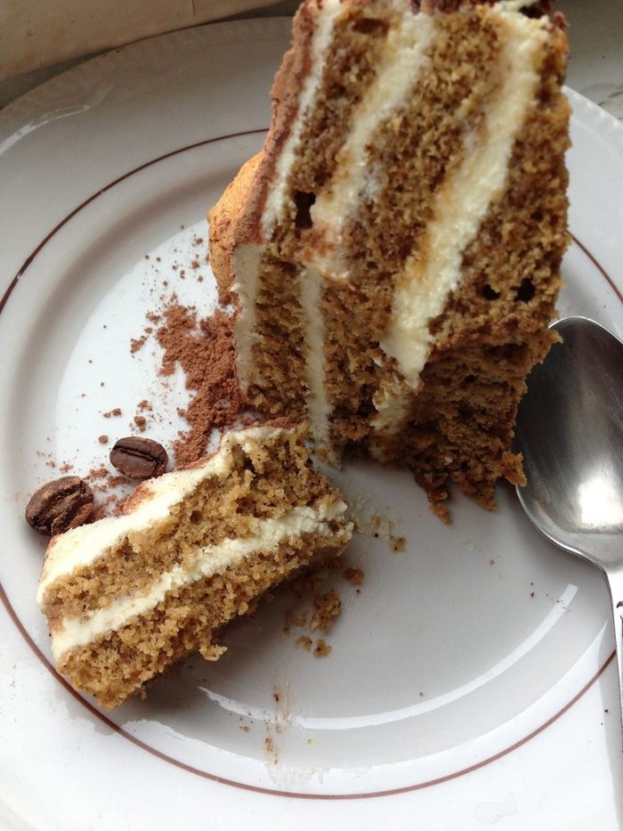 Торт &amp;quot;Амаретти&amp;quot; с заварным сметанным кремом