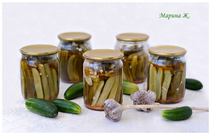 Маринованные огурчики в собственном соку