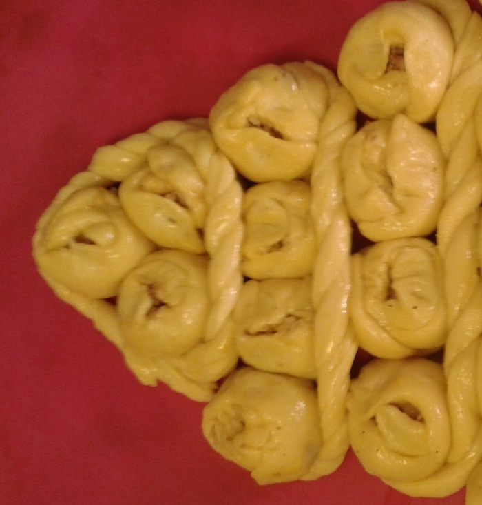 Пирог с мясом и рисом