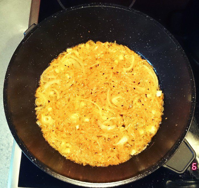 Кабачок с фасолью и томатами (постное блюдо)