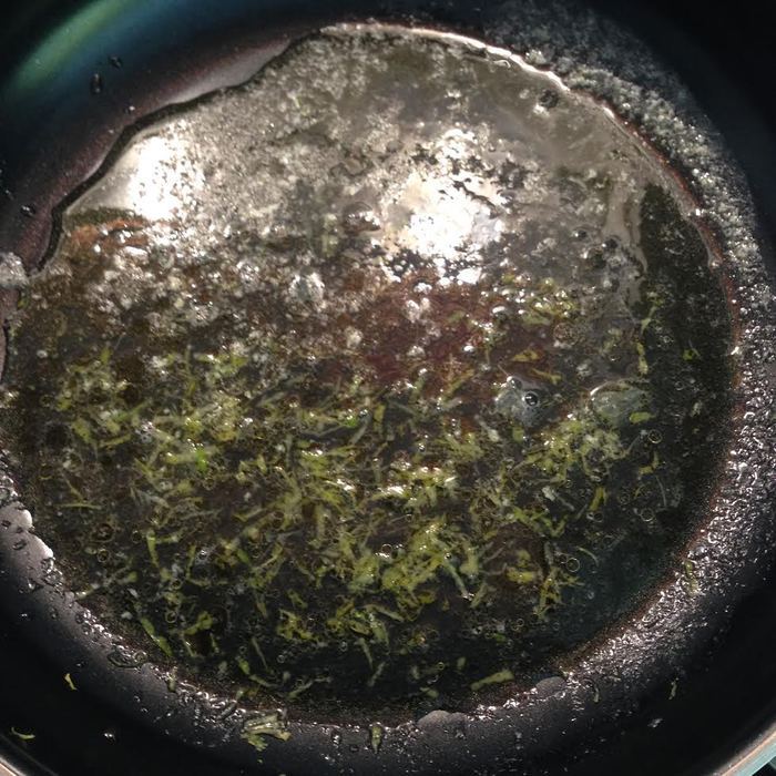 Спагетти с лимоном и эстрагоном