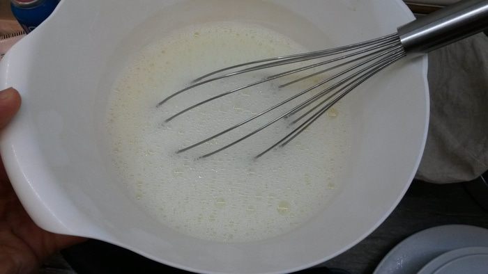 Заварные гречневые блины с шампиньонами