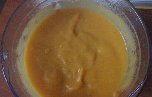 Овощной суп-пюре с манными клецками