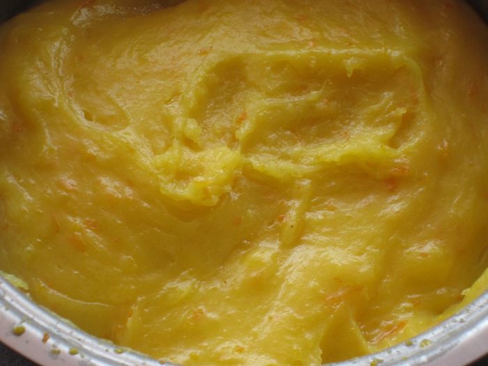 Заварные пончики с апельсиновым кремом 