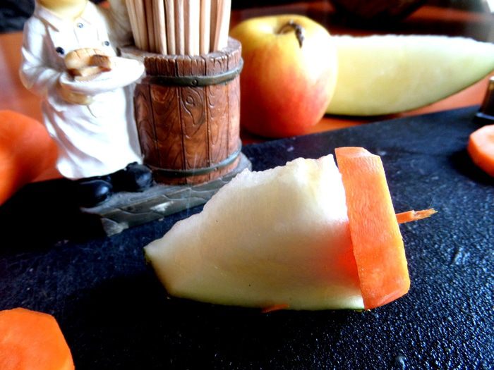 Фруктовый салат &amp;quot;Гусеничка&amp;quot;